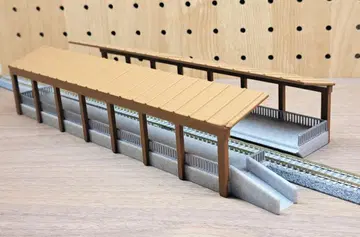 N 게이지용 역 플랫폼 2개 세트 디오라마