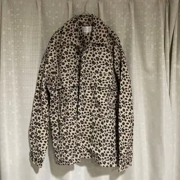 레오파드 밀리터리 자켓 MEDIUM