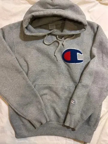 Champion 그레이 후드티 M 사이즈 속기모