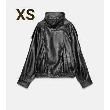 완판템 페이크 가죽 자켓 블랙 XS