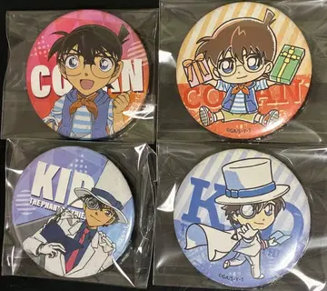 코난랜드 괴도 키드 에도가와 코난 등신 미니 캐릭터 캔뱃지 묶음 판매