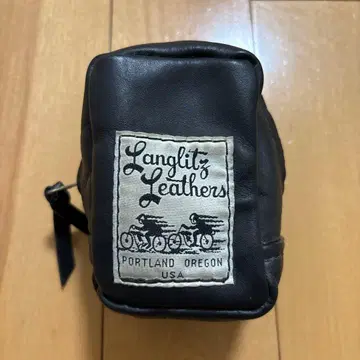 랑그리츠 가죽 핸디 벨트 백