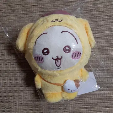택 포함 새상품 치이카와 산리오 폼폼푸딩 토끼 봉제 인형 머핀