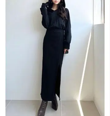 RESEXXY 맨투맨 후디 원피스