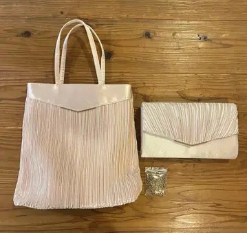 새상품급 파티 백 핸드백 클러치백 골드 심플 결혼식