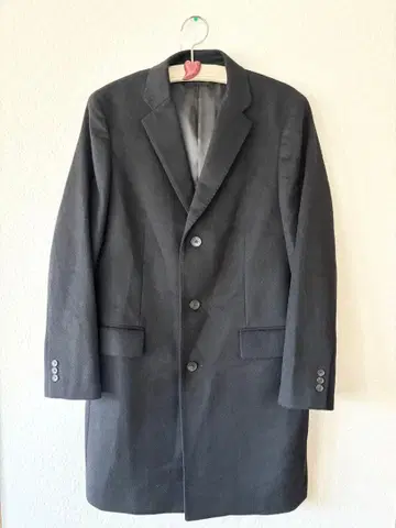 유니클로 울 캐시미어 글렌체크 체스터 코트 남성용 L 그레이