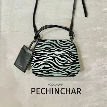 [새상품급] PECHINCHAR 페신샤 2way 제브라 플로키 미니백