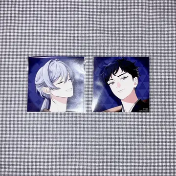 비바렌 비바세카 특전 정사각형 스티커 아카시 메구루 네이비