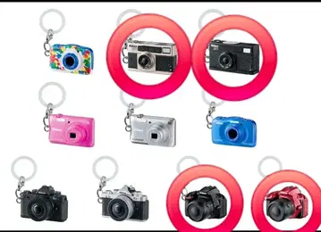 Nikon 미니 카메라 키링 4종 세트