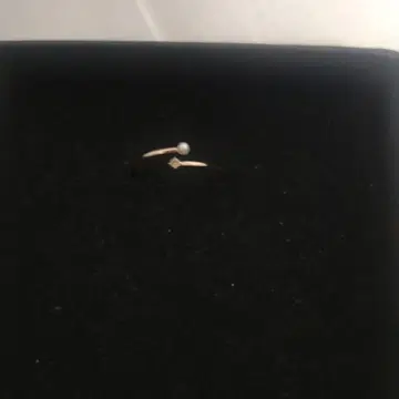 ete 에테 담수 펄, 브라운 다이아몬드 반지 11호