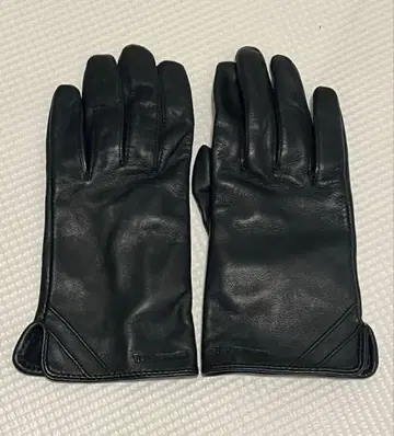 블랙 가죽 장갑