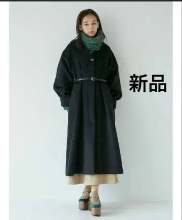 MURUA 롱 코트 블랙 moussy EMODA GYDA ZARA