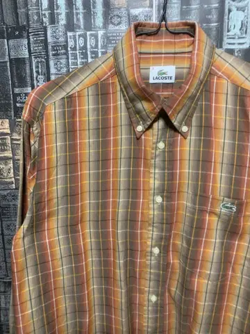 LACOSTE 버튼 다운 긴팔 셔츠 M
