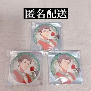 SideM 세이부엔 유원지 레트로즈 파티 신겐 세이지 캔뱃지 3개 세트