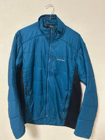 나일론 자켓 파랑 퀼팅