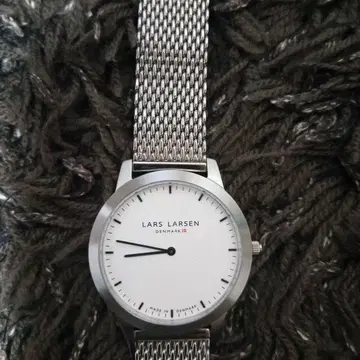LARS LARSEN 손목시계 아날로그 실버