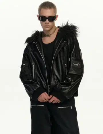 [ IMXS ] Oversized Fur Blouson