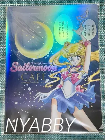 세일러문 오로라 클리어 파일 키 비주얼 세일러문 카페