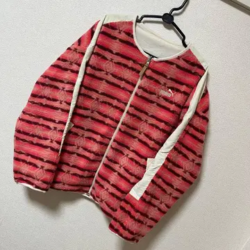 [ 새상품급 ] PUMA 보아 자켓 리버서블 핑크 XL