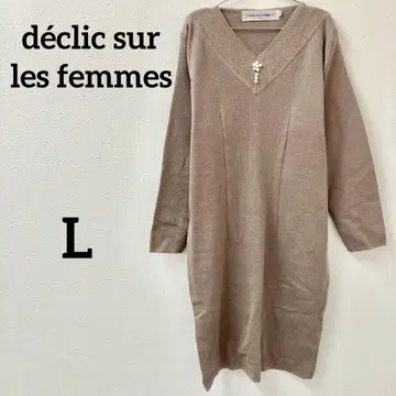 데클릭 쉬르 레 팜므 일본제 니트 원피스 42