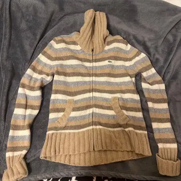 LACOSTE 풀 집업 스웨터 사이즈 40