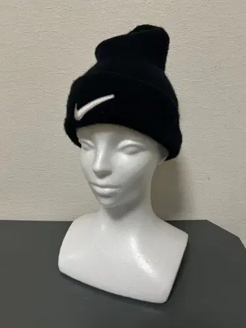 나이키 블랙 니트 모자 비니