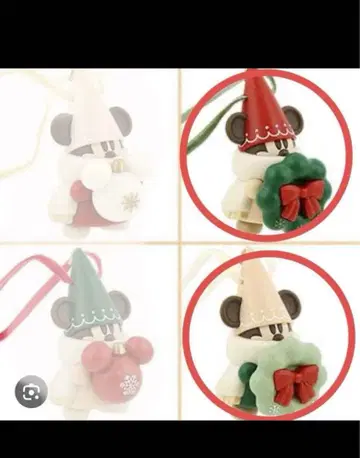 디즈니 크리스마스 릴린린 2024 캡슐 토이 오너먼트