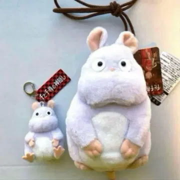 센과 치히로의 행방불명 보쥐 쥐 가마구치 미니백 키링 가마구치
