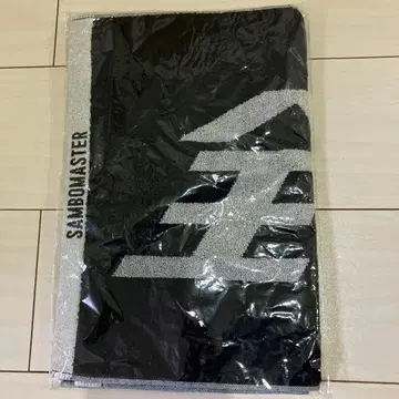 산보마스터 전원 우승 머플러 타월 귀한 블랙 x 실버