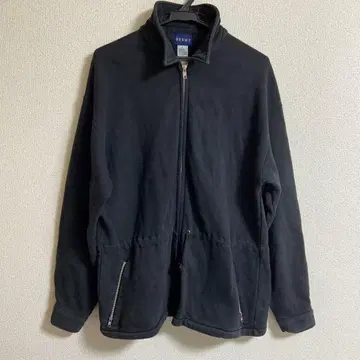 Beams 블랙 플리스 풀 지퍼 자켓