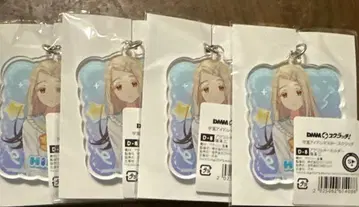 학원 아이돌 마스터 DMM 스크래치 아크릴 키링 시노자와 히로 4점