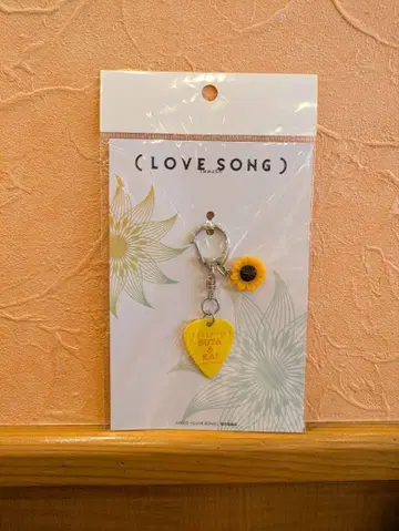 새상품 영화 [ LOVE SONG ] 피크 키링 무카이 코지 모리사키 윈