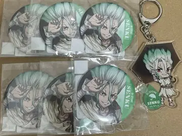 Dr.STONE 레이니 데이 [ 센쿠 ] 캔뱃지 아크릴 키링 총 7점