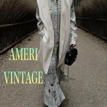 Ameri Vintage 플라워 프린트 원피스&베스트