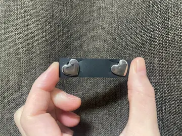 실버 하트형 귀걸이 물건 정리중