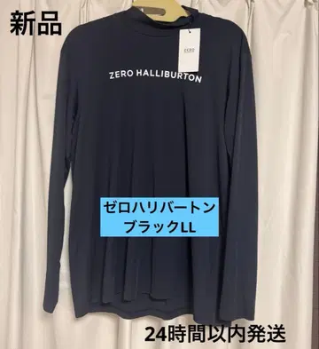 제로 할리버튼 골프웨어 긴팔 모크넥 셔츠 블랙 2L