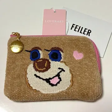 [ 택 포함 미사용 새상품 ] FEILER 도업 테디걸 L자 파우치