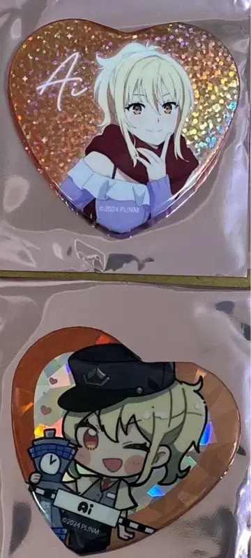 러브 라이브 니지가사키 하트 캔뱃지 남해 전철 미야시타 아이