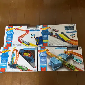 Hot Wheels 트랙 빌더 세트 새상품급 중고 미니카 전부 포함