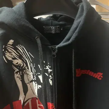 Hysteric M 사이즈 블랙 후드티