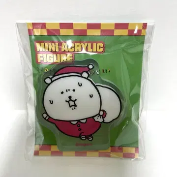 한국 한정판 나가노 농담곰 미니 아크릴 피규어 크리스마스 산타