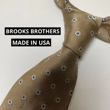 브룩스브라더스 BROOKS BROTHERS 플라워 무늬 USA제 넥타이