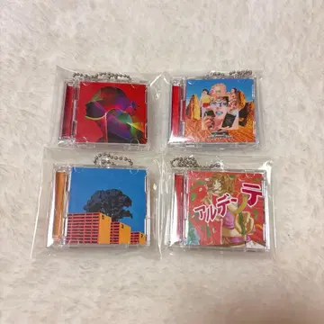 마카로니 연필 CD풍 키링