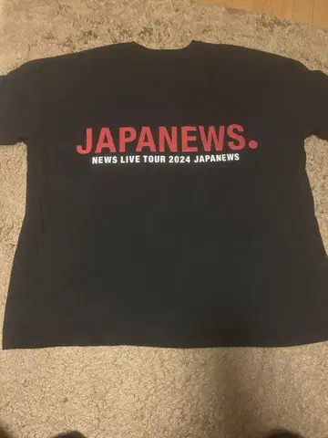 JAPANEWS 투어 T셔츠 맛스 사이즈