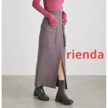 rienda 새상품 오버 포켓 슬릿 타이트 스커트