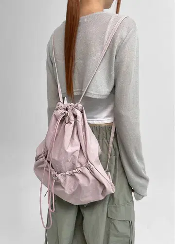 blackup 냅색 백 핑크