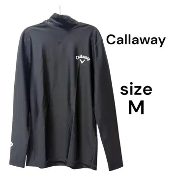 캘러웨이 하이넥 긴팔 언더셔츠 이너 블랙 M 사이즈