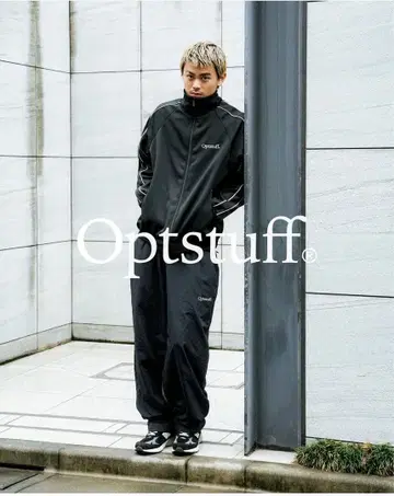 Optstuff 트랙 재킷 BLACK L 사이즈