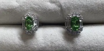 차보라이트 실버 귀걸이