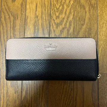 kate spade 가죽 장지갑 핑크/블랙